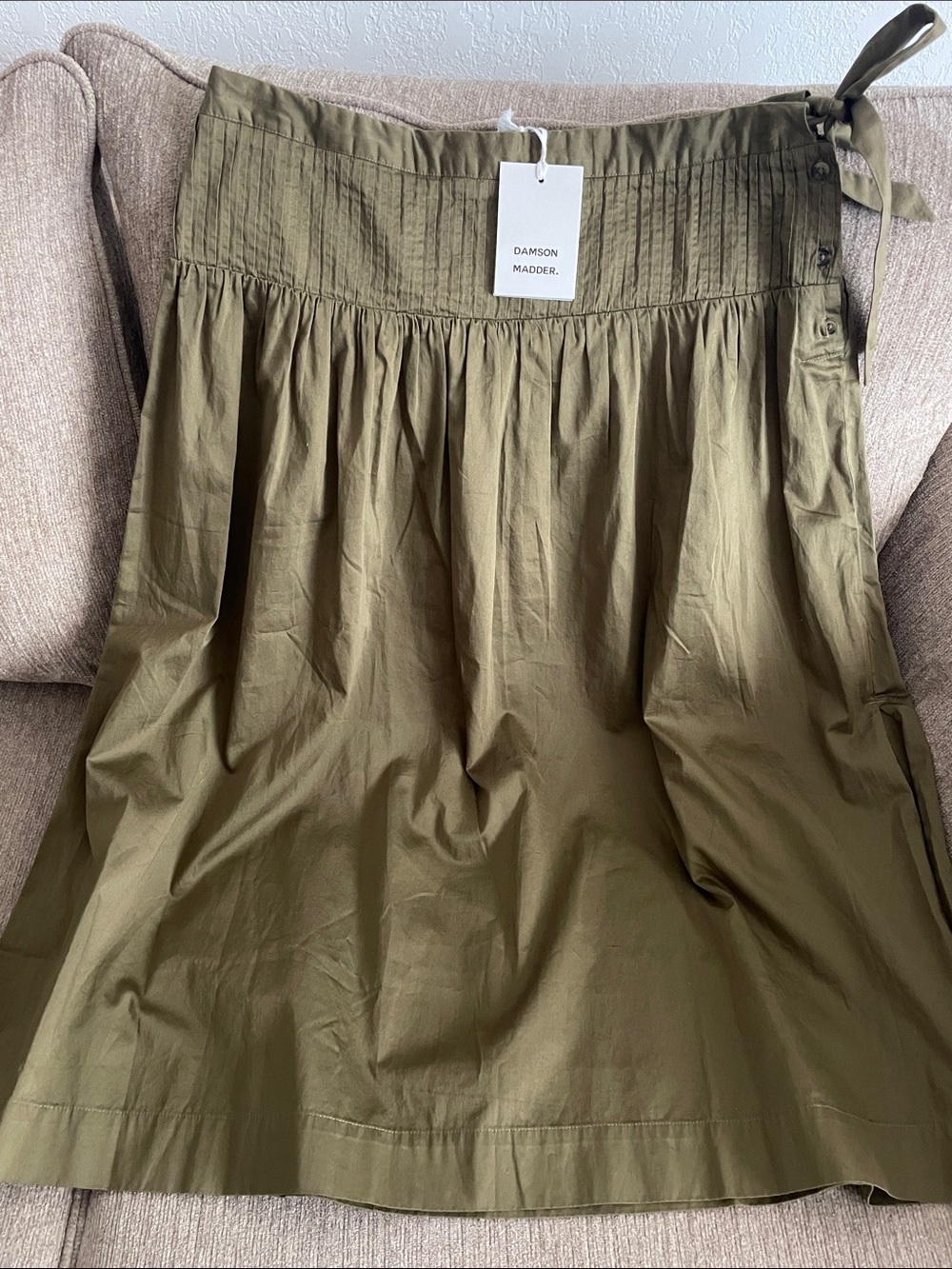 Damson Madder midi skirt - Picture 3 of 7